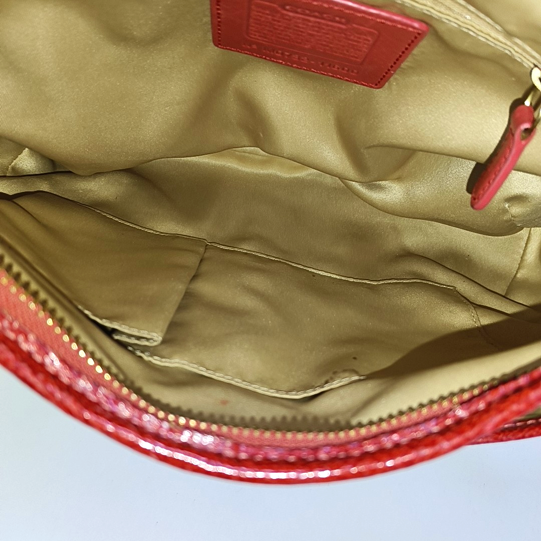 COACH Khaki canvas monogram crossbody bag, handbag Golden hardware-(SKU)-933082585