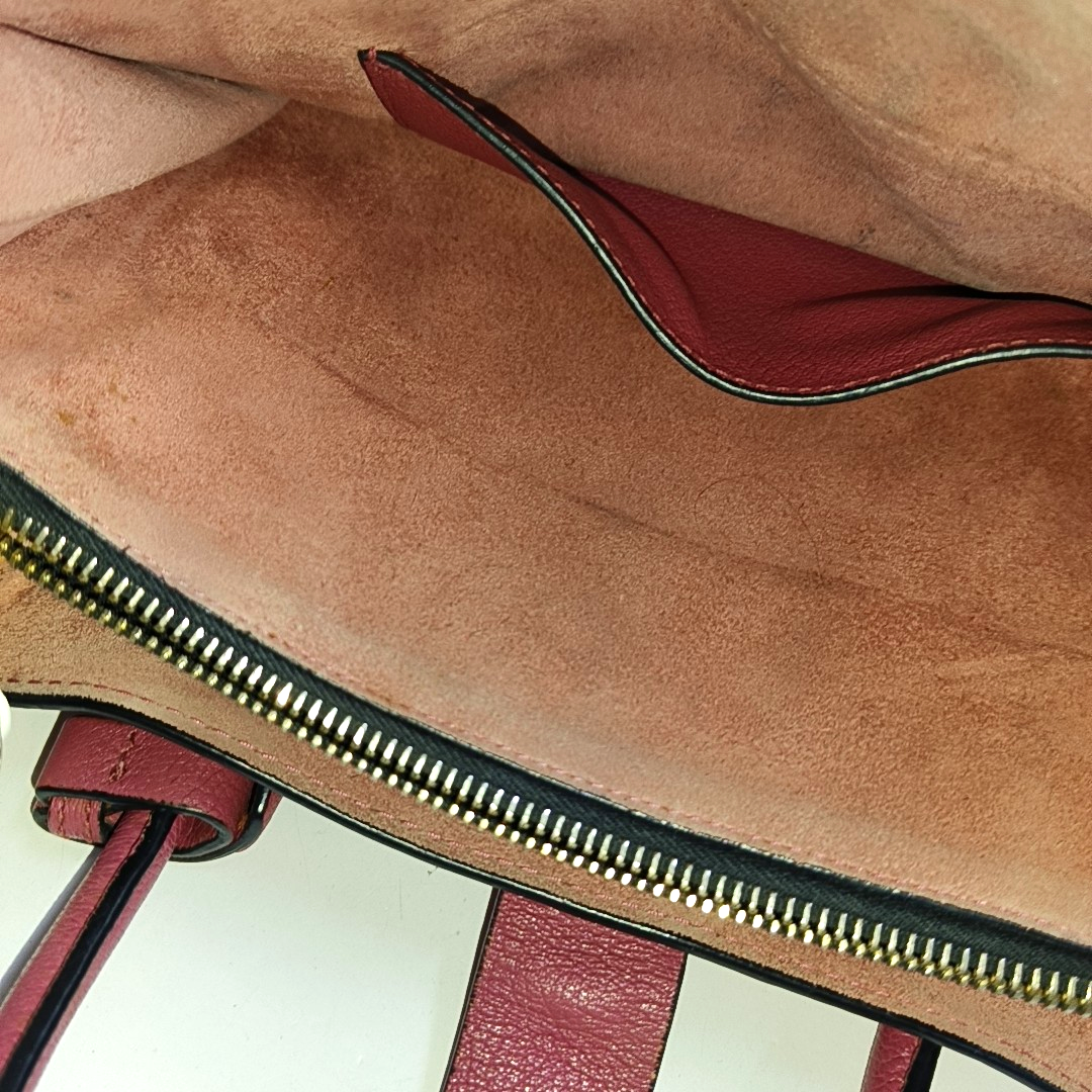 Miu Miu Pink Cowhide Single Shoulder Bag Golden hardware Removable shoulder strap-(SKU)-947216703