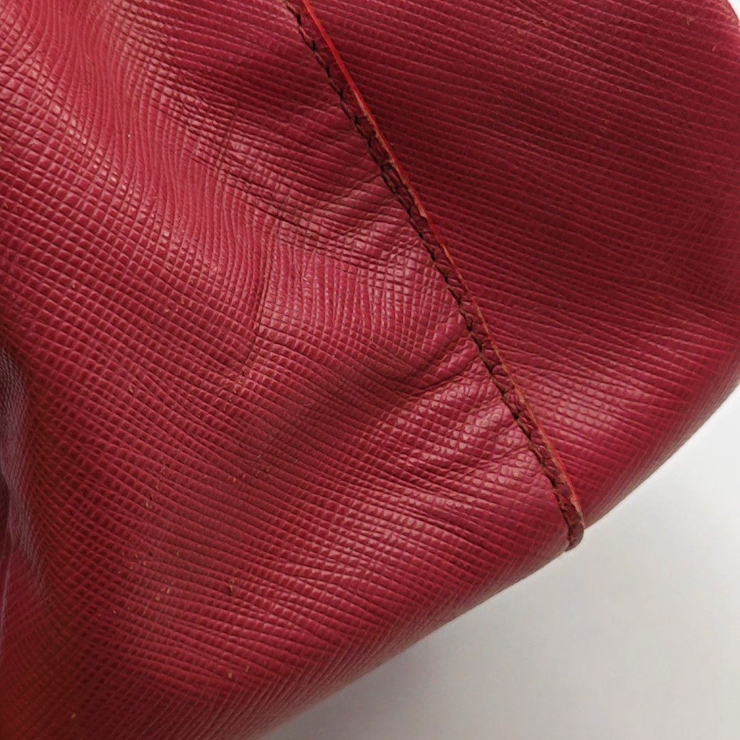 PRADA Galleria Extra Large Pink Cow Leather Logo Crosshatch Killer Bag Handbag Shoulder Bag Crossbody Golden hardware-(SKU)-946380877