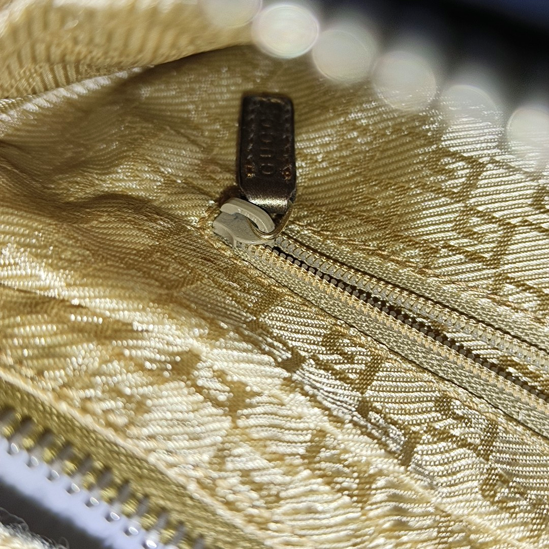 GUCCI GG Marmont Khaki Fabric Handbag Golden hardware-(SKU)-959772601