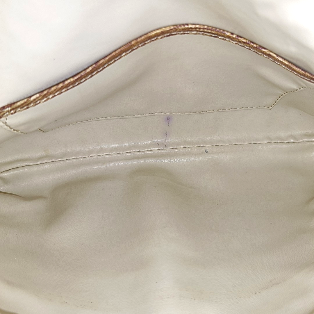 CELINE MACADAM CLUTCHES Khaki Cowhide Handbag Golden hardware-(SKU)-953216913