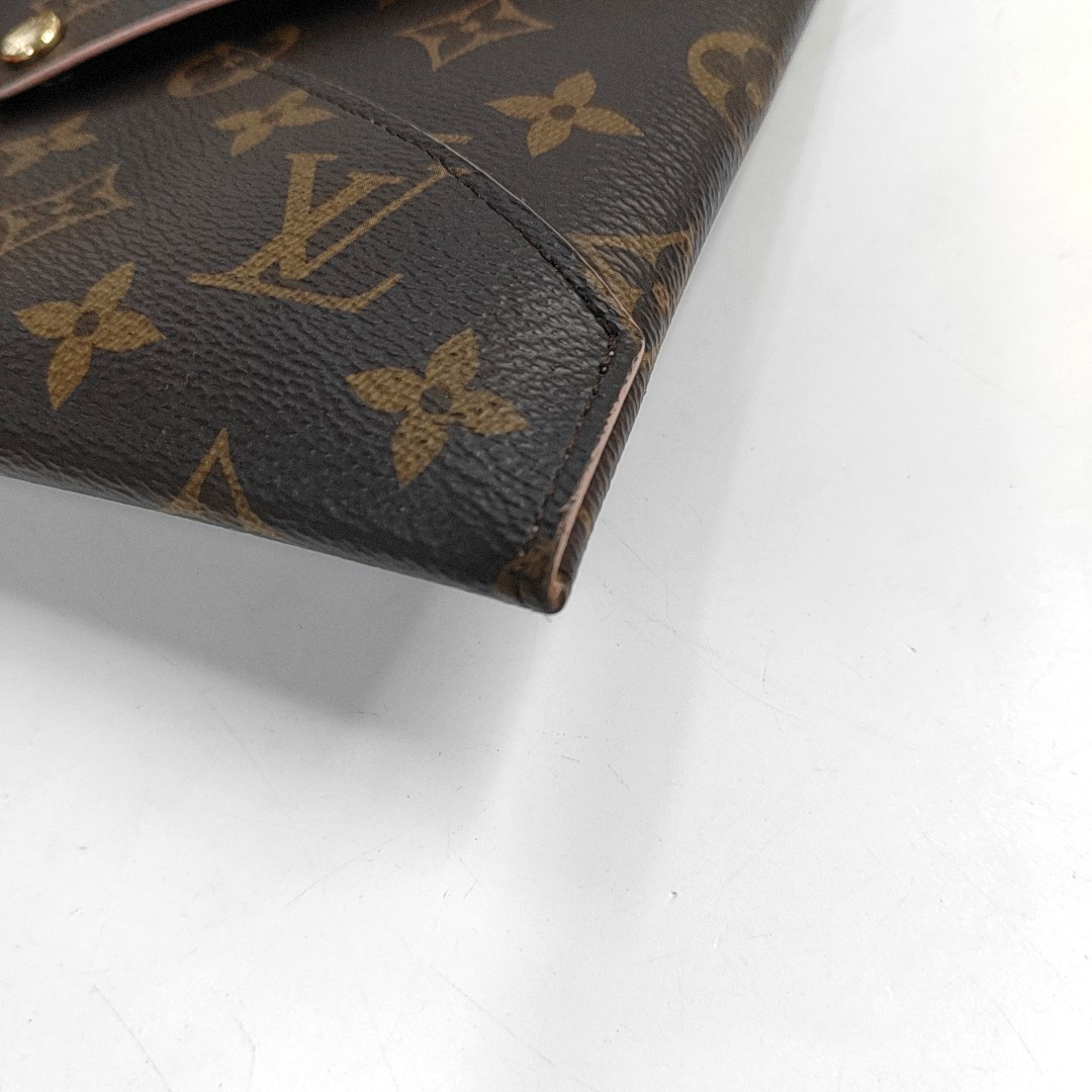 LOUIS VUITTON KIRIGAMI Brown Coated Canvas Monogrammed Tote Handbag Golden hardware-(SKU)-957751552