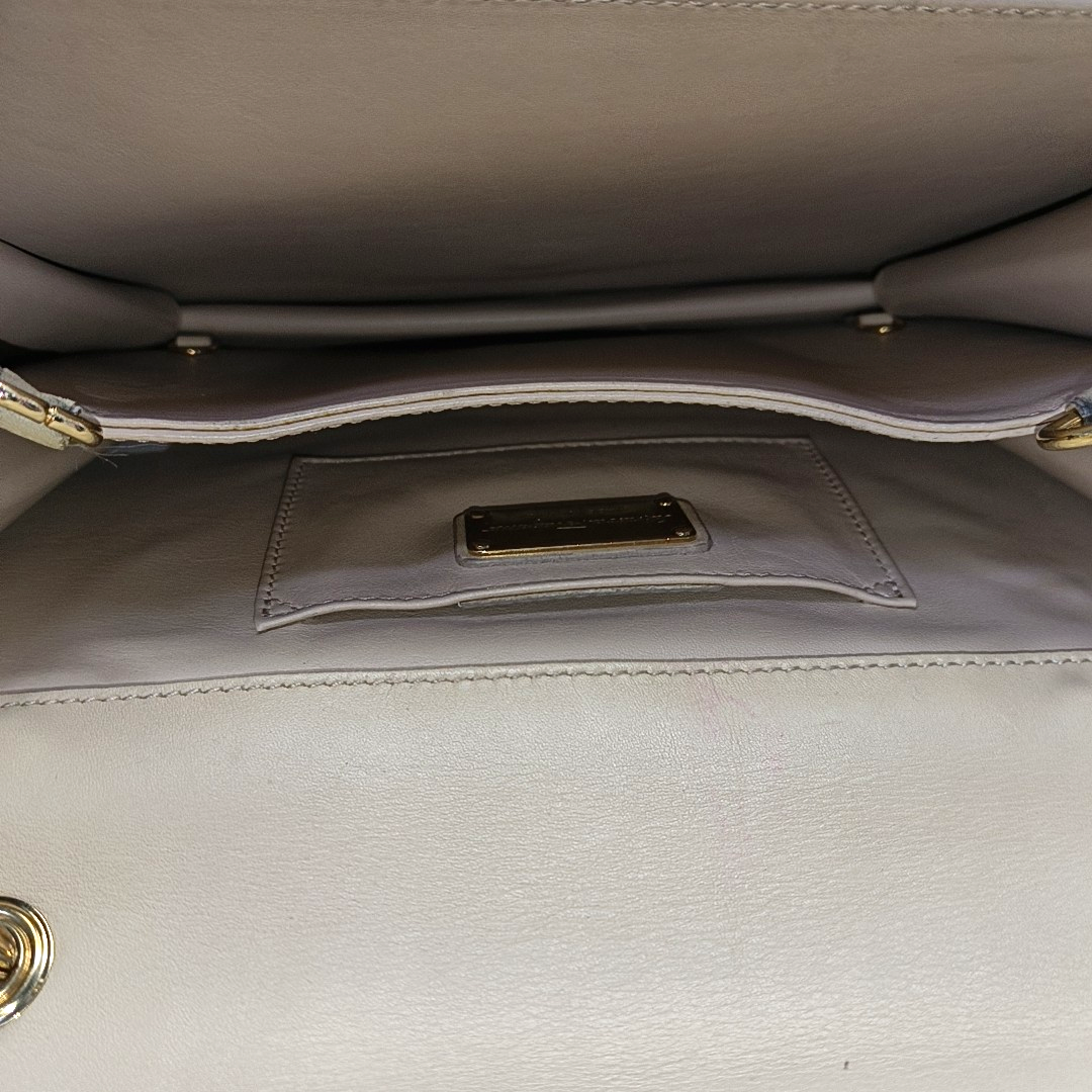 FERRAGAMO Thalia Khaki Calf Leather Crossbody Shoulder Bag Golden hardware Removable shoulder strap-(SKU)-943501059