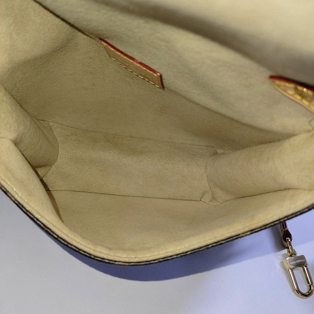 LOUIS VUITTON SAUMUR BB Brown Coated Canvas Monogram Shoulder Bag, Gold Hardware, Removable Shoulder Strap-(SKU)-967083690