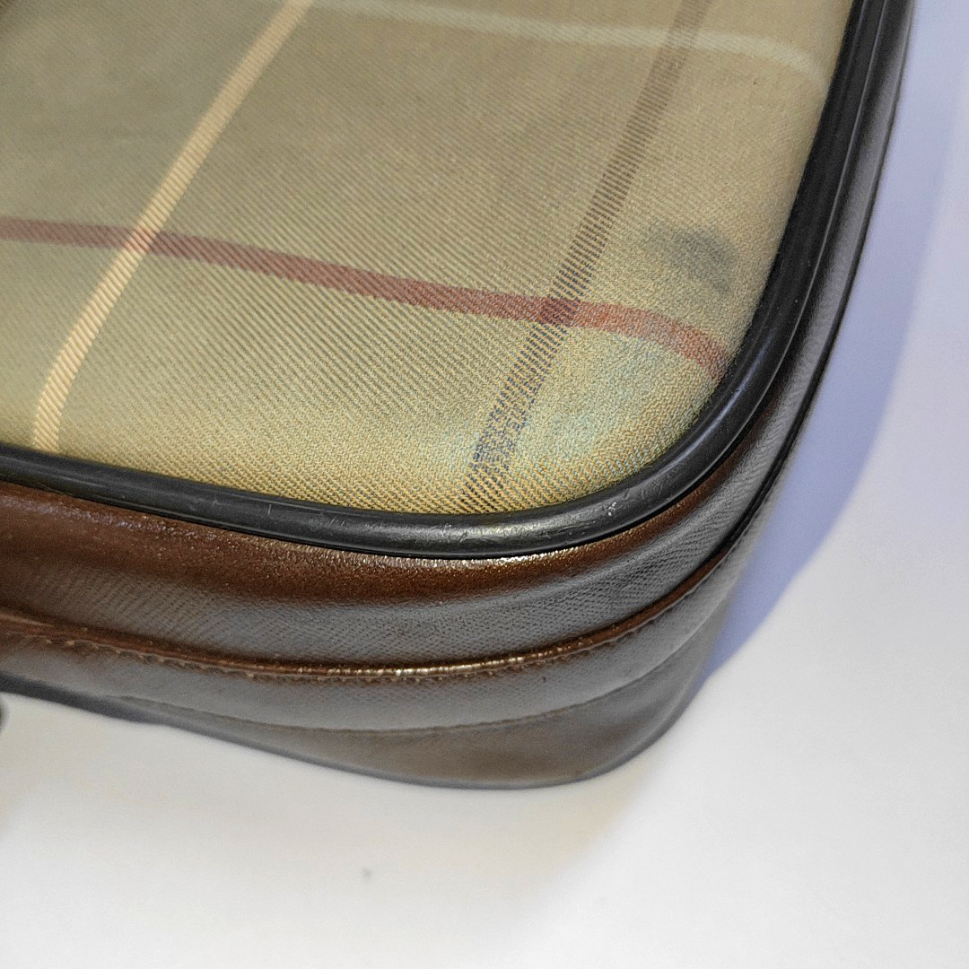 BURBERRY Camera Bag Brown Canvas Crossbody Single Shoulder Bag Golden hardware-(SKU)-936478276