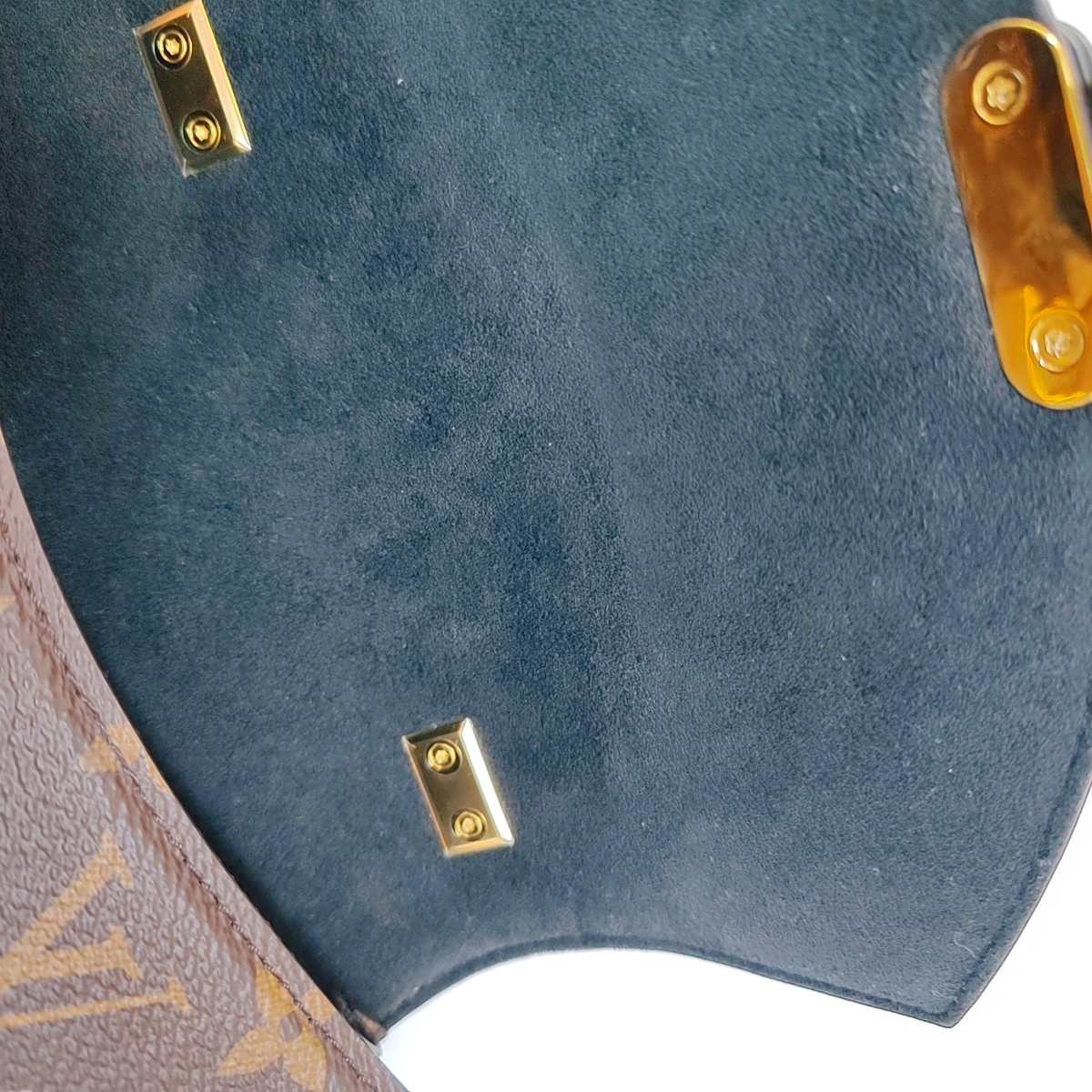 LOUIS VUITTON EDEN Brown Coated Canvas Monogram Crossbody Tote Bag Single Shoulder Bag Golden Hardware Removable Strap-(SKU)-965586639