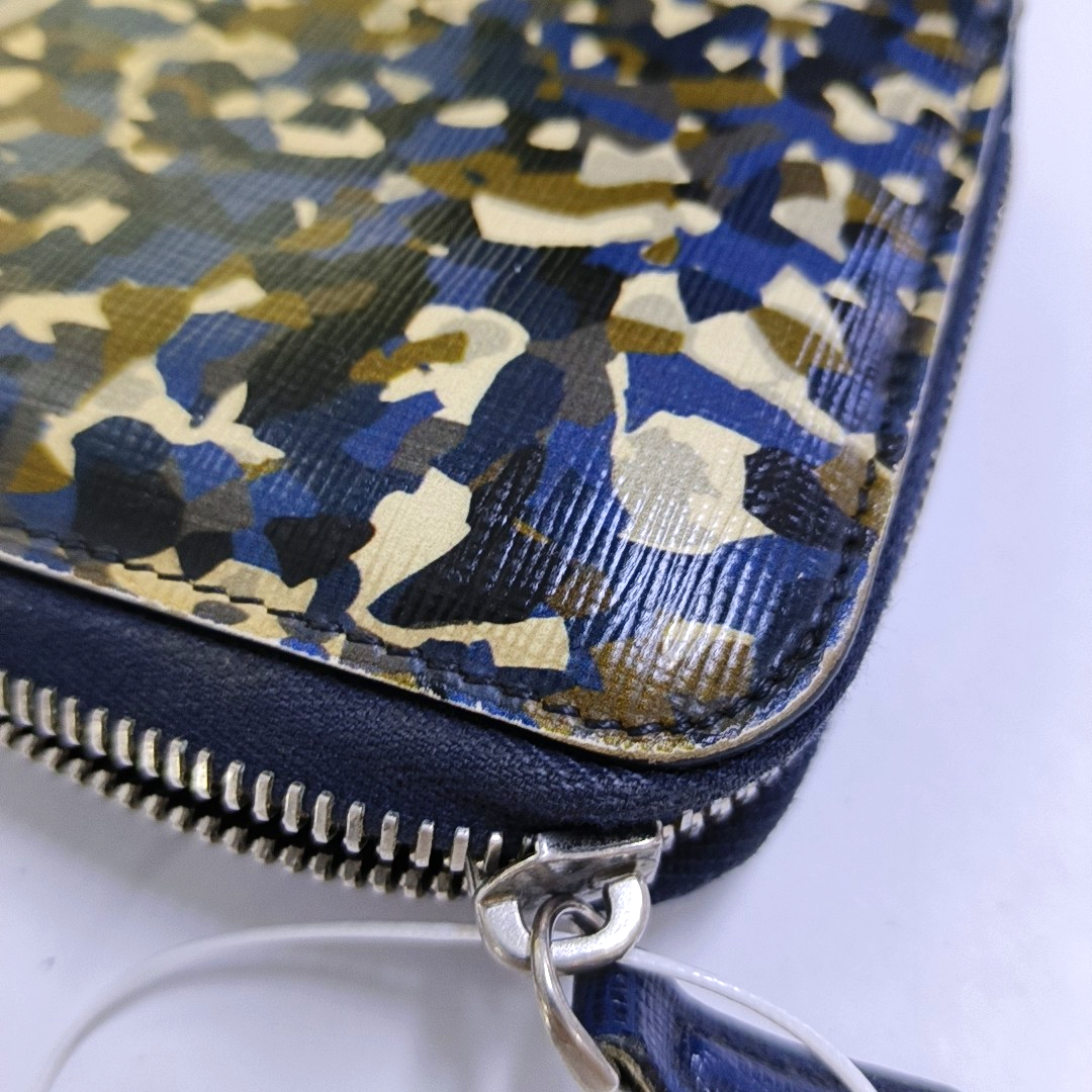 FENDI Monster Multicolor leather small monster wallet Silver Hardware-(SKU)-954001387
