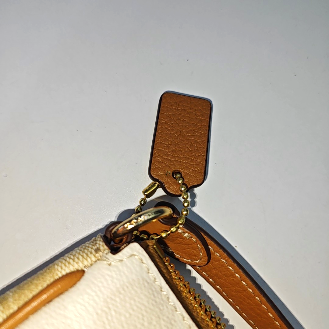 COACH NOLITA Beige Coated Canvas Monogrammed Tote Bag Golden hardware-(SKU)-937779103