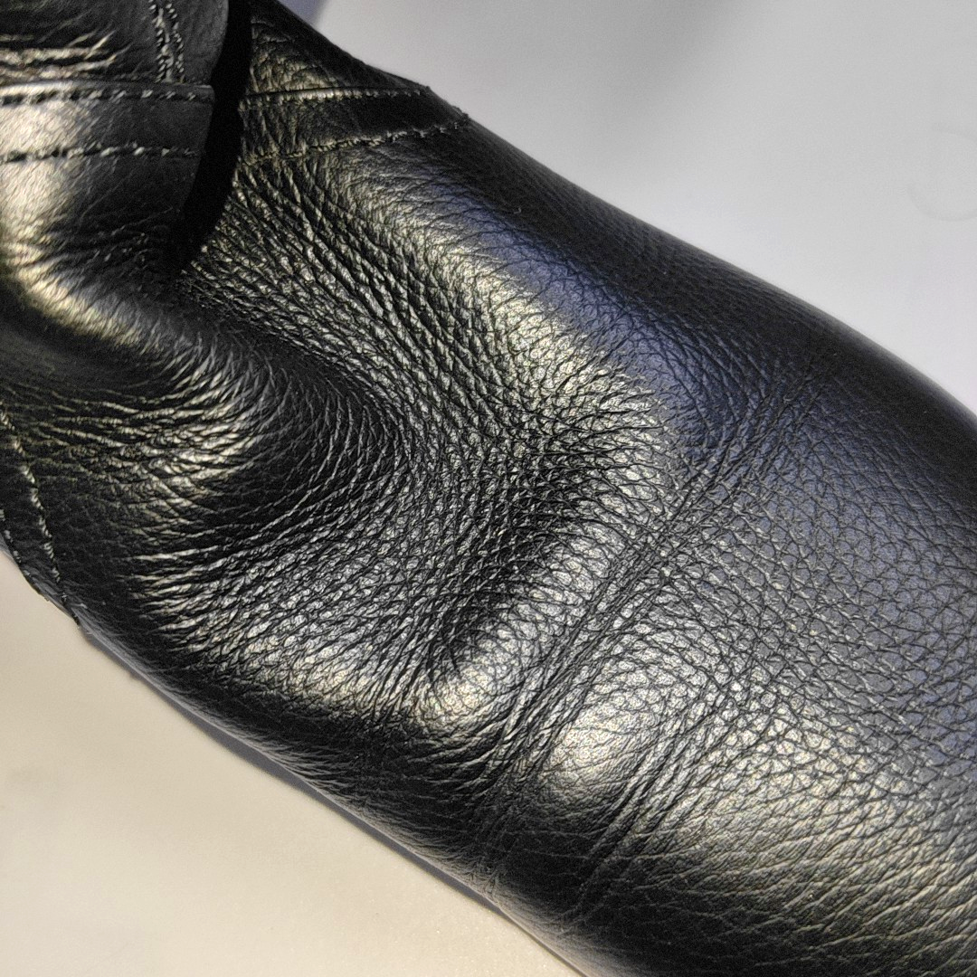 GUCCI 36code Autumn Winter Black Leather Women's Tall Boots-(SKU)-933739964
