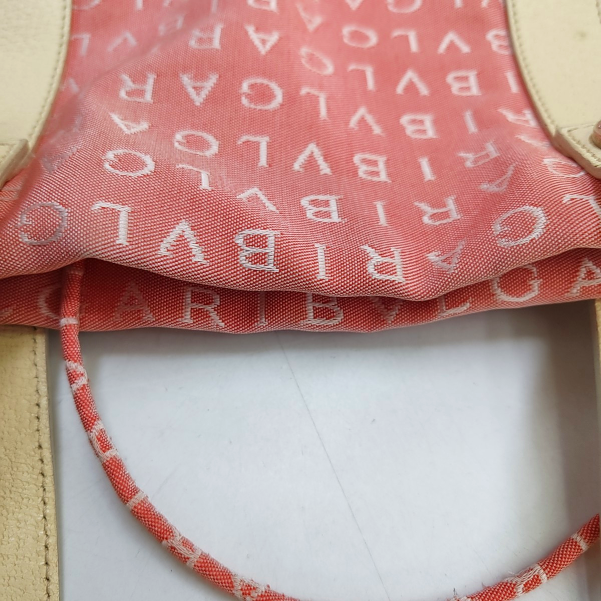 BVLGARI SOPHIA Pink Canvas Floral Handbag Single Shoulder Bag Golden hardware Sub-bag-(SKU)-949452566