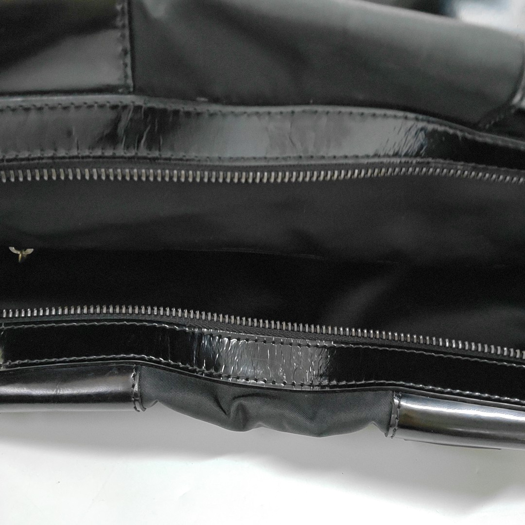 BURBERRY Tote bag Black Nylon Stud Handbag Golden hardware-(SKU)-960194301