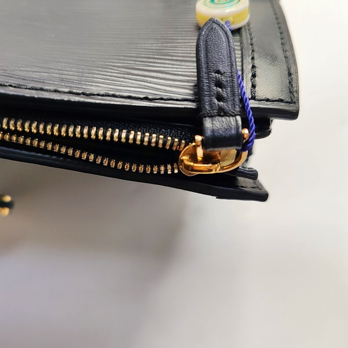 LOUIS VUITTON TRUNK Black EPI Leather Wavy Shoulder Bag, Crossbody with Golden Hardware Removable Strap-(SKU)-968503593