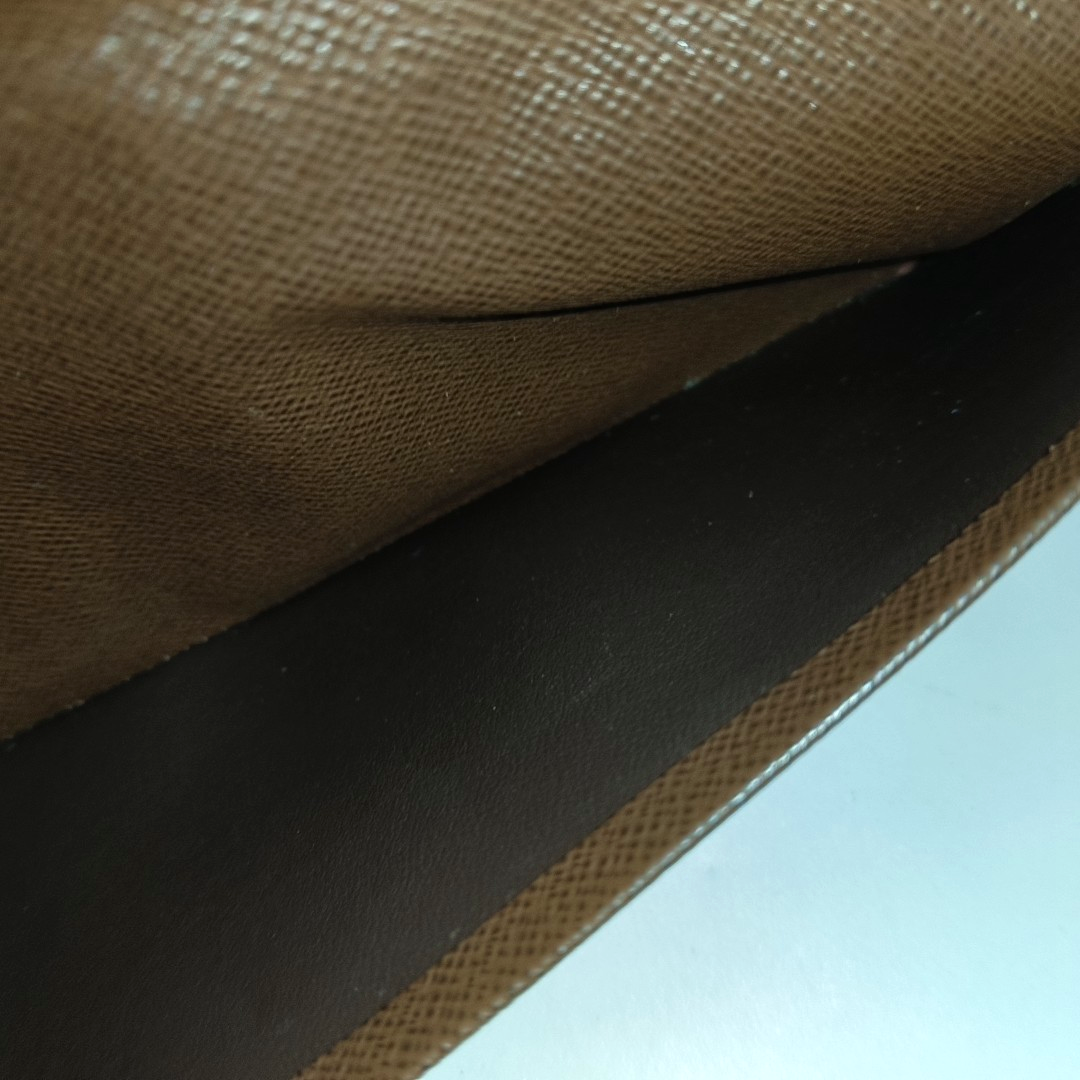LOUIS VUITTON GRAPHITE LONG Brown Coated Canvas Checkered Wallet Golden hardware-(SKU)-959718998