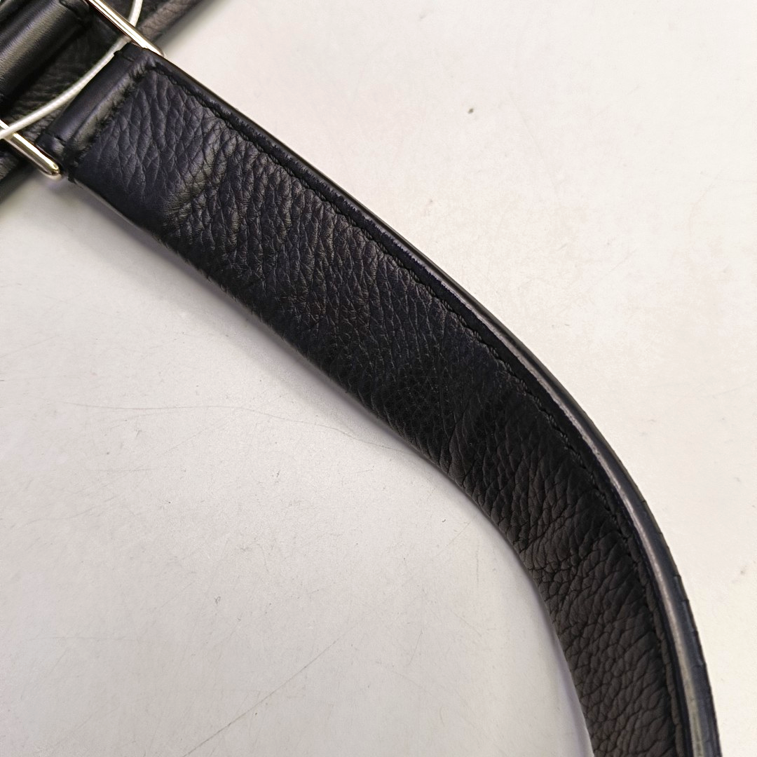 CELINE EDGE Black cowhide tote bag Silver Hardware-(SKU)-952921154