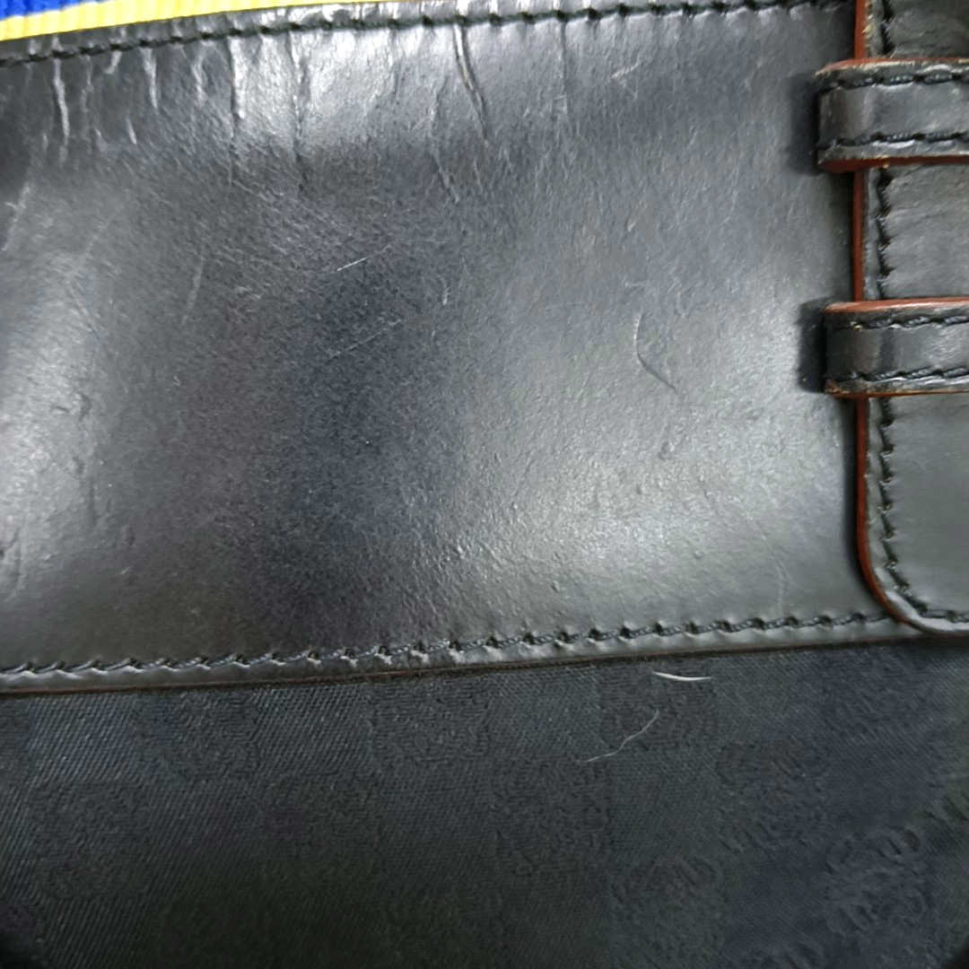 LOEWE Tote bag Black Fabric Single Shoulder Bag Handbag Silver Hardware shoulder straps-(SKU)-935826697