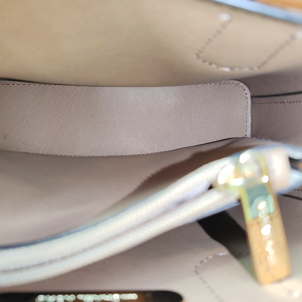MICHAEL KORS Tote bag Brown Cowhide Embossed Single Shoulder Bag Tote Bag Crossbody Bag Golden hardware Removable shoulder strap-(SKU)-935890394