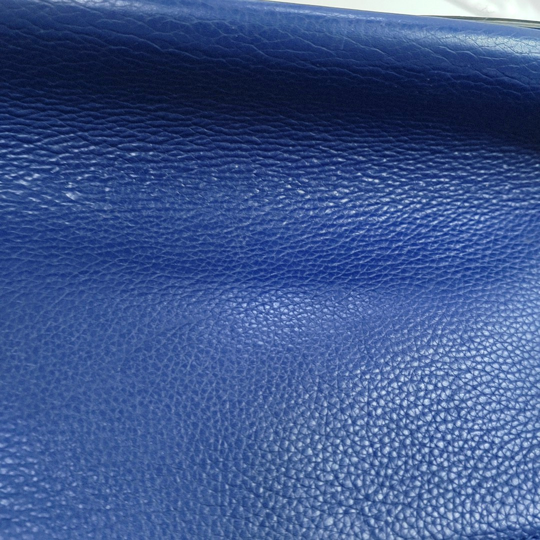 CELINE TRAPEZE Medium size Dark Blue Cowhide Swing Bag Single Shoulder Bag Handbag Golden hardware Removable shoulder strap-(SKU)-955832797