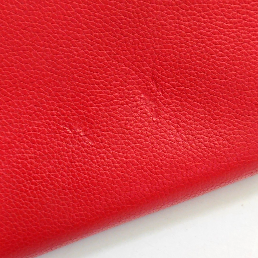 CELINE TRAPEZE Small size Red Leather Swing Bag Single Shoulder Bag Handbag Crossbody Golden hardware Removable shoulder strap-(SKU)-947188995