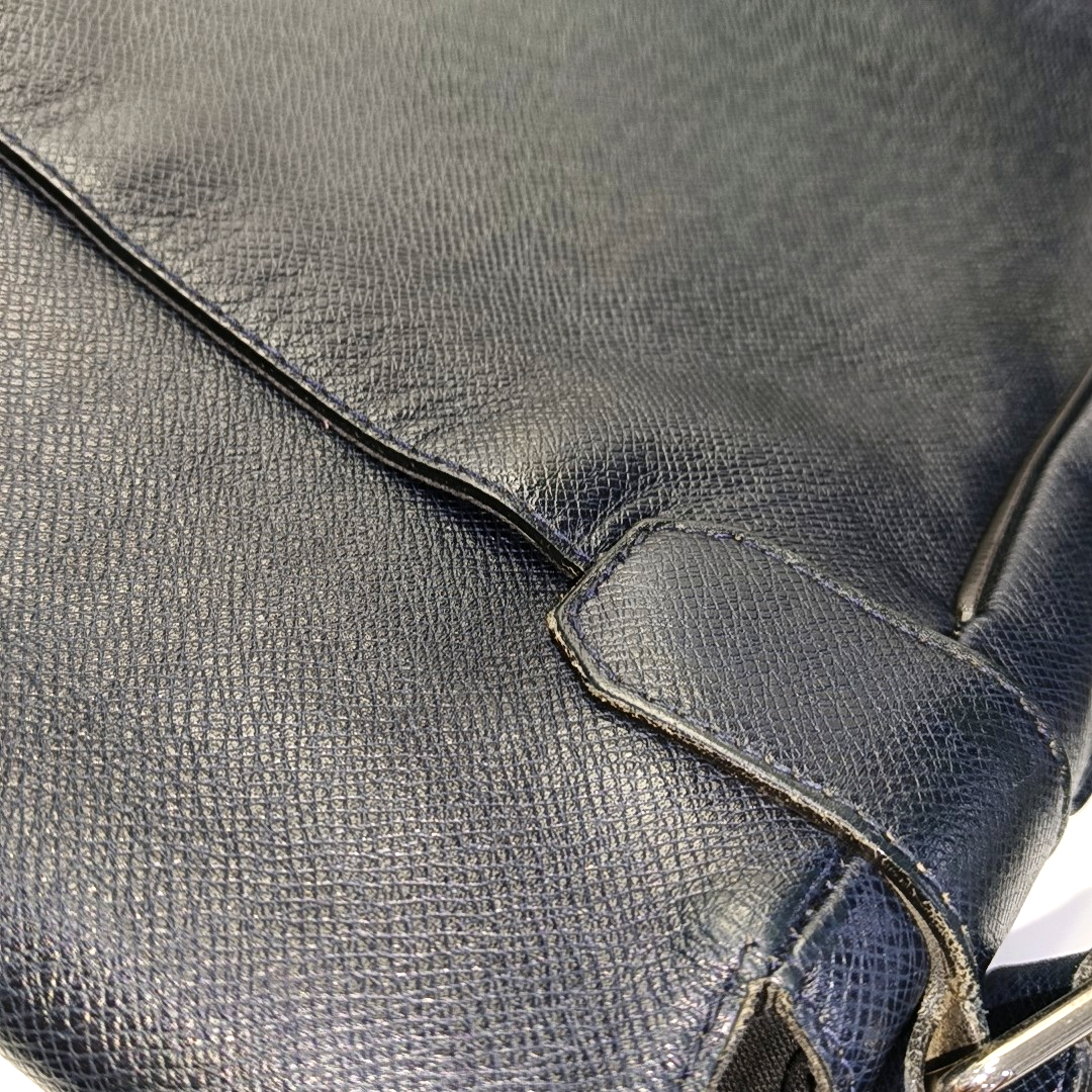 LOUIS VUITTON BOREAL Dark Blue Cowhide Single Shoulder Bag Crossbody Bag Silver Hardware-(SKU)-931854532
