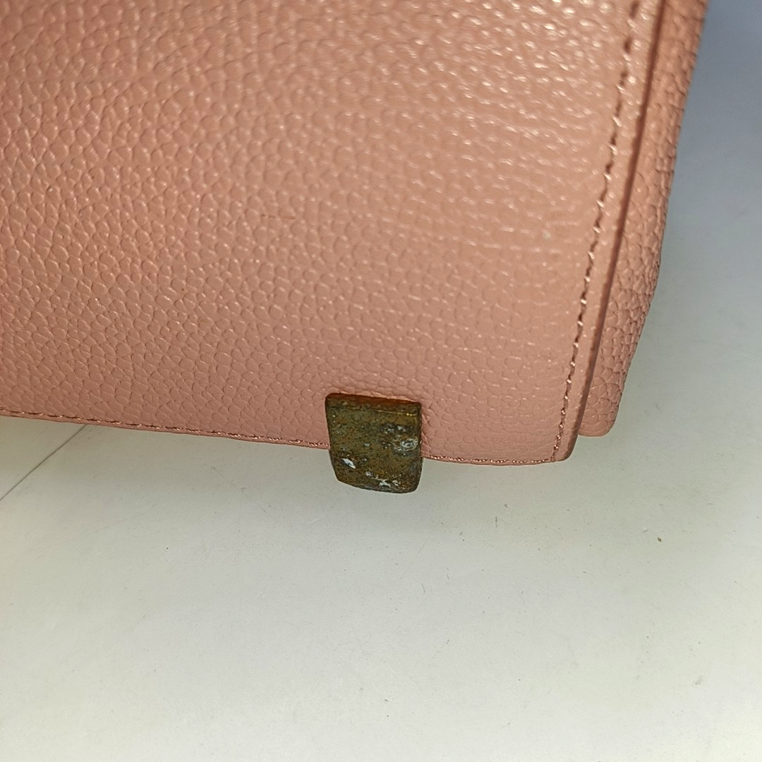MCM Tote bag Pink Leather Studs Single Shoulder Bag Tote Bag Golden hardware Removable shoulder strap-(SKU)-944137906
