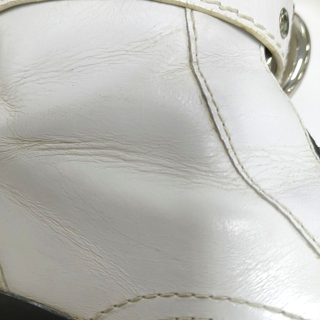 Chloé 39code Spring Autumn White Leather Women's Short Boots-(SKU)-941992725