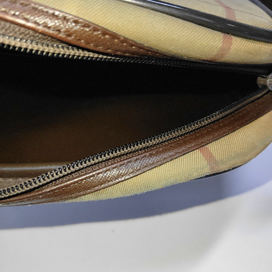 BURBERRY Camera Bag Brown Canvas Crossbody Single Shoulder Bag Golden hardware-(SKU)-936478276