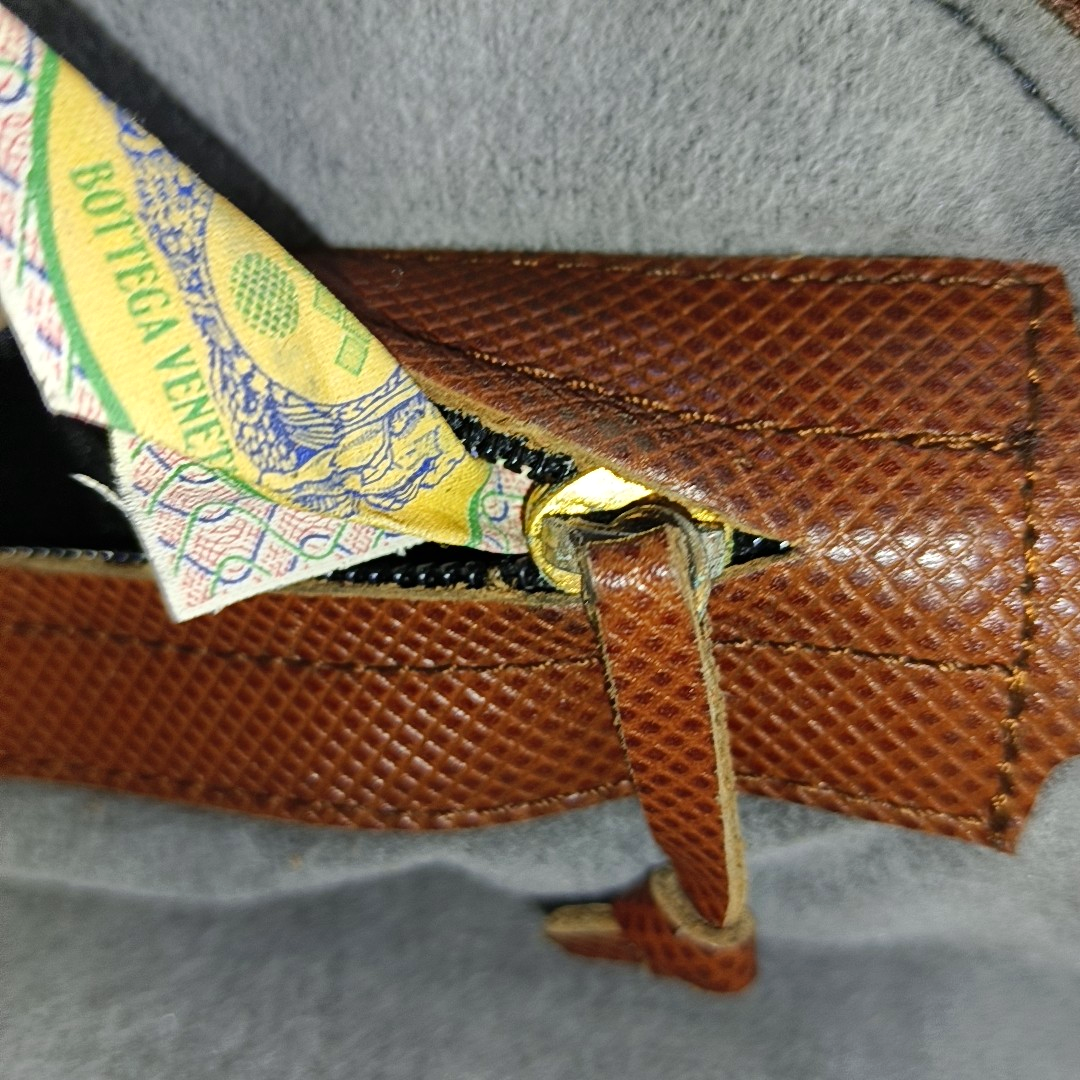 BOTTEGA VENETA BV Swoop Black Special Material Shoulder Bag Golden hardware Vintage model Removable shoulder strap-(SKU)-14221488