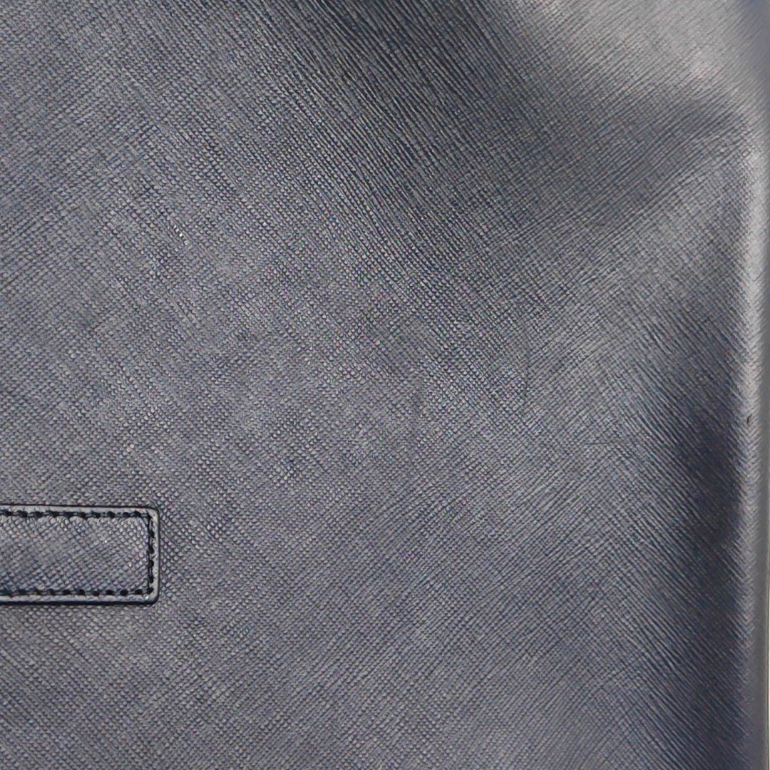 PRADA Navy Blue Nylon Shoulder Bag Crossbody Silver Hardware-(SKU)-946421591