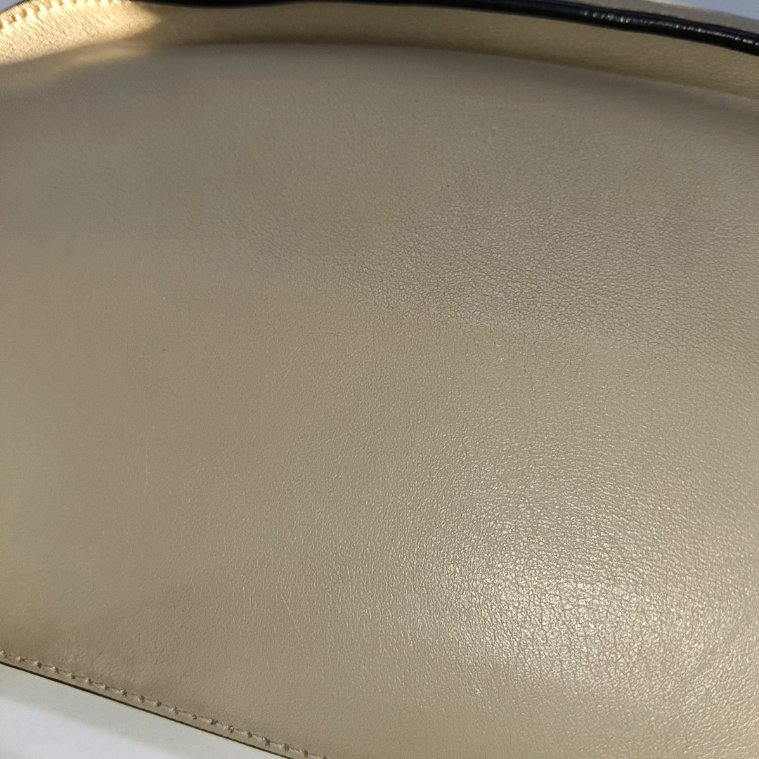 Chloé Georgia Light Gray Cowhide Crossbody Bag Golden hardware Removable shoulder strap-(SKU)-14414002