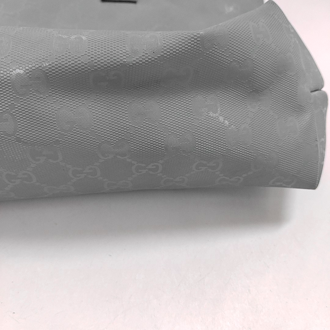 GUCCI GG Imprime Blue Special Material Monogrammed Single Shoulder Bag Silver Hardware-(SKU)-942450602