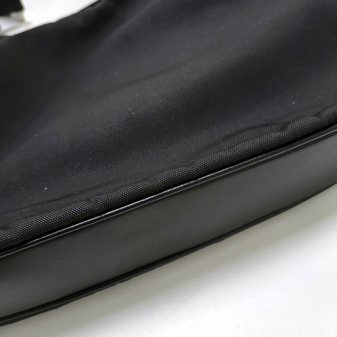 GUCCI Creole Black Canvas Single Shoulder Bag Tote Ruthenium color hardware-(SKU)-945095725