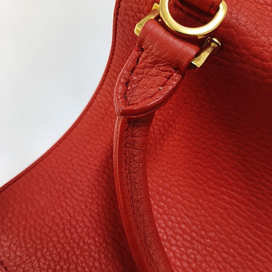 CELINE TRAPEZE Small size Multicolor Cowhide Swing Bag Single Shoulder Bag Handbag Golden hardware Removable shoulder strap-(SKU)-958711206