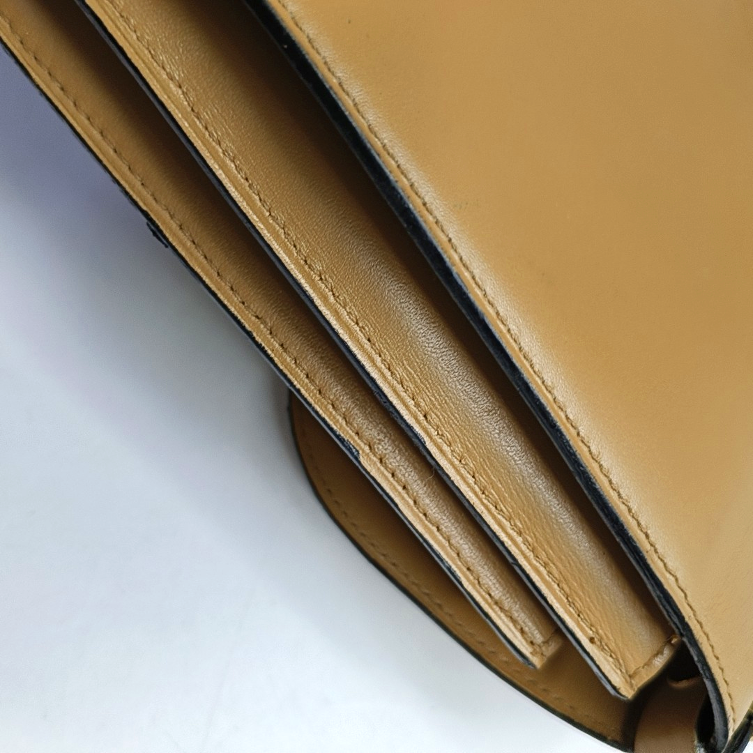 DIOR Brown Cowhide Single Shoulder Bag Tote Golden hardware-(SKU)-957129758