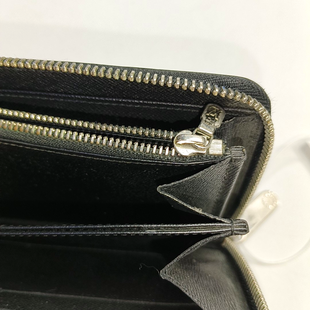 LOUIS VUITTON BlackEPI牛皮水波纹钱包 Silver Hardware-(SKU)-942990730