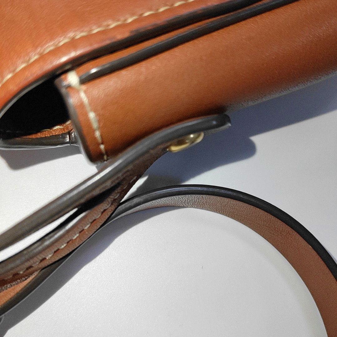 TORY BURCH Miller Brown Cowhide Fringe Sling Bag Single Shoulder Bag Golden hardware-(SKU)-14041116