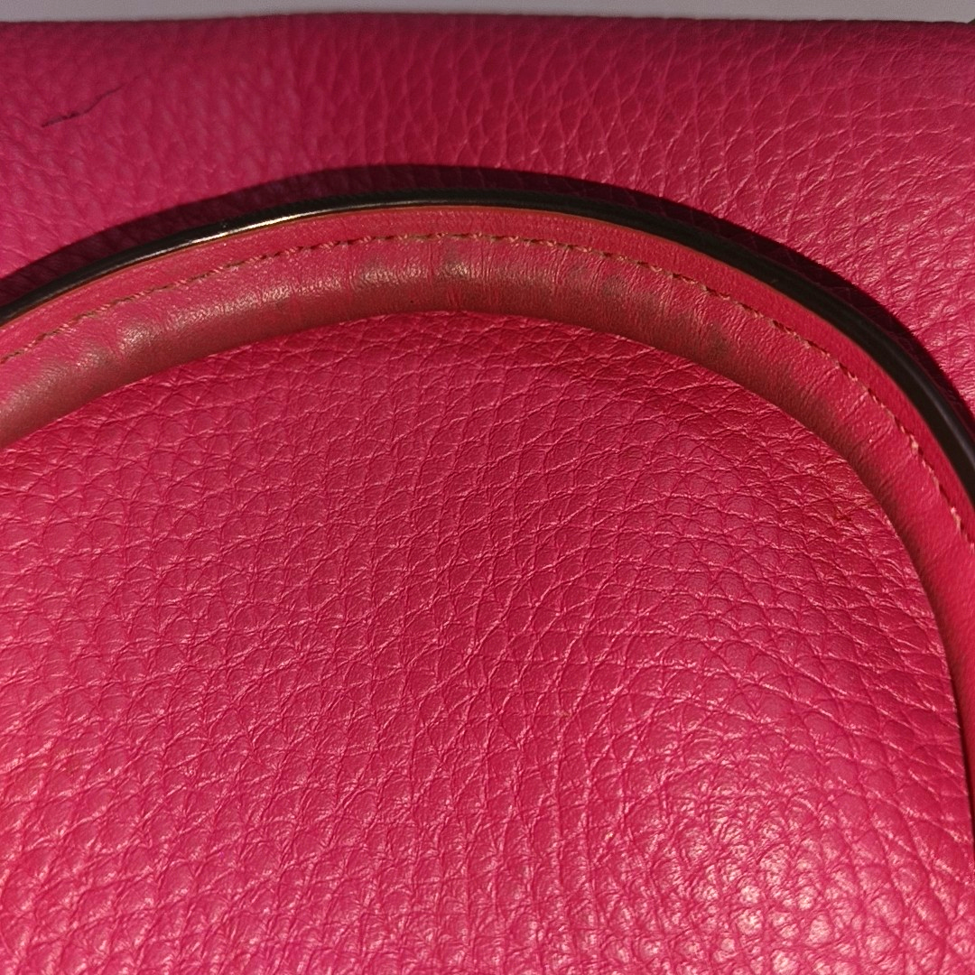 COACH SWAGGER Pink Cowhide Crossbody Bag Ruthenium color hardware Removable shoulder strap-(SKU)-928838798
