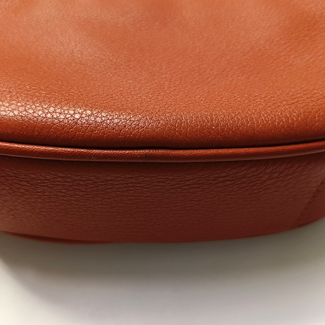 MICHAEL KORS Jet Set Orange Red Leather Single Shoulder Bag Crossbody Bag Golden hardware-(SKU)-951616686