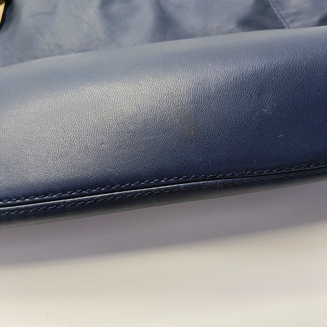 MICHAEL KORS Dark Blue Cowhide Single Shoulder Bag Handbag Golden hardware-(SKU)-928999940