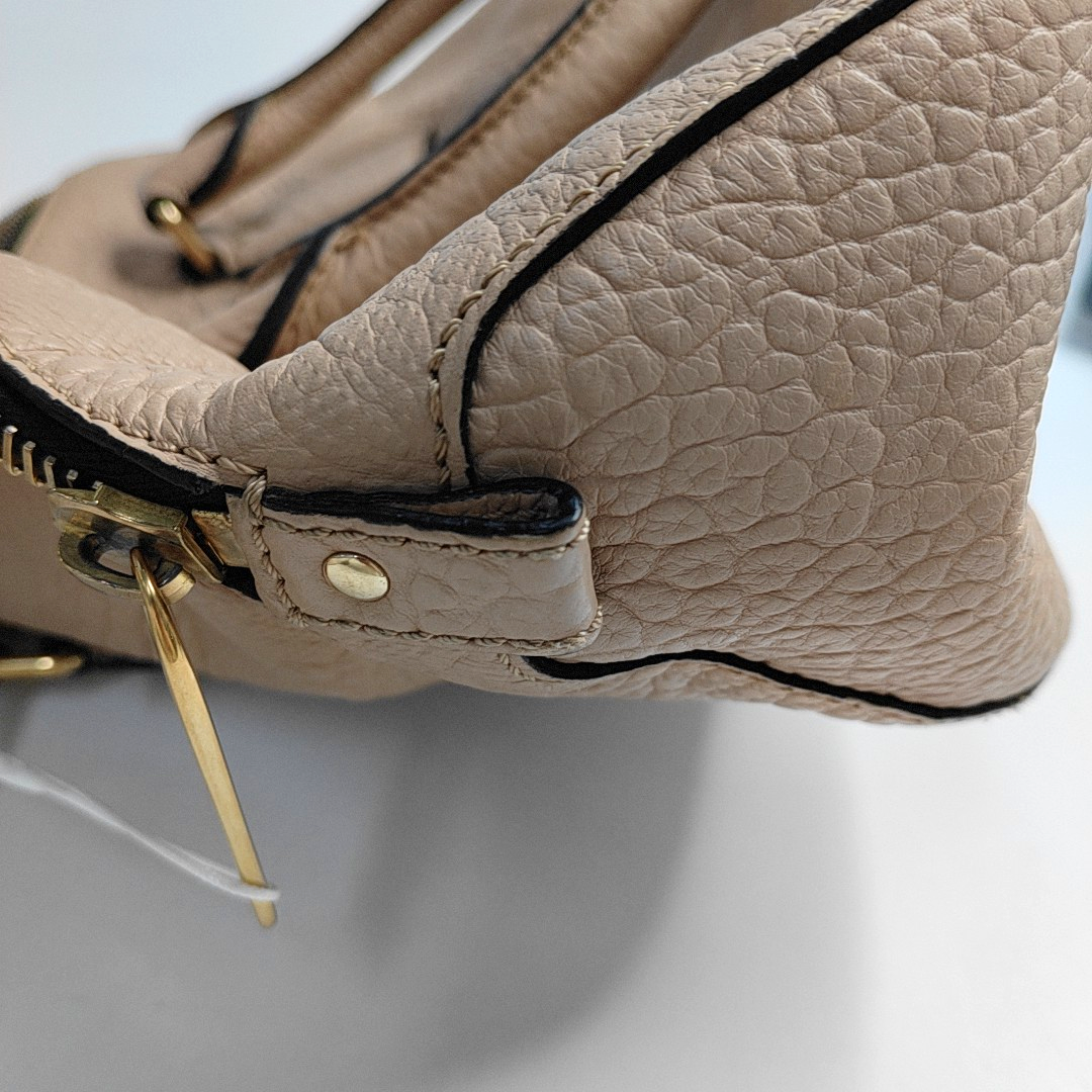 BURBERRY Sartorial Orchard Small size Nude Pink Cowhide Tote Bag Single Shoulder Bag Crossbody Golden hardware-(SKU)-943770411