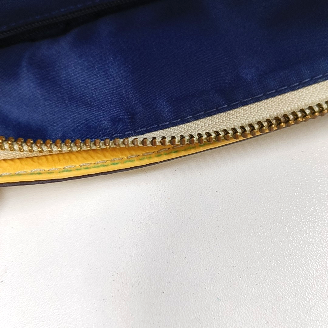 COACH Tote bag Yellow cowhide single shoulder bag Golden hardware-(SKU)-12975729