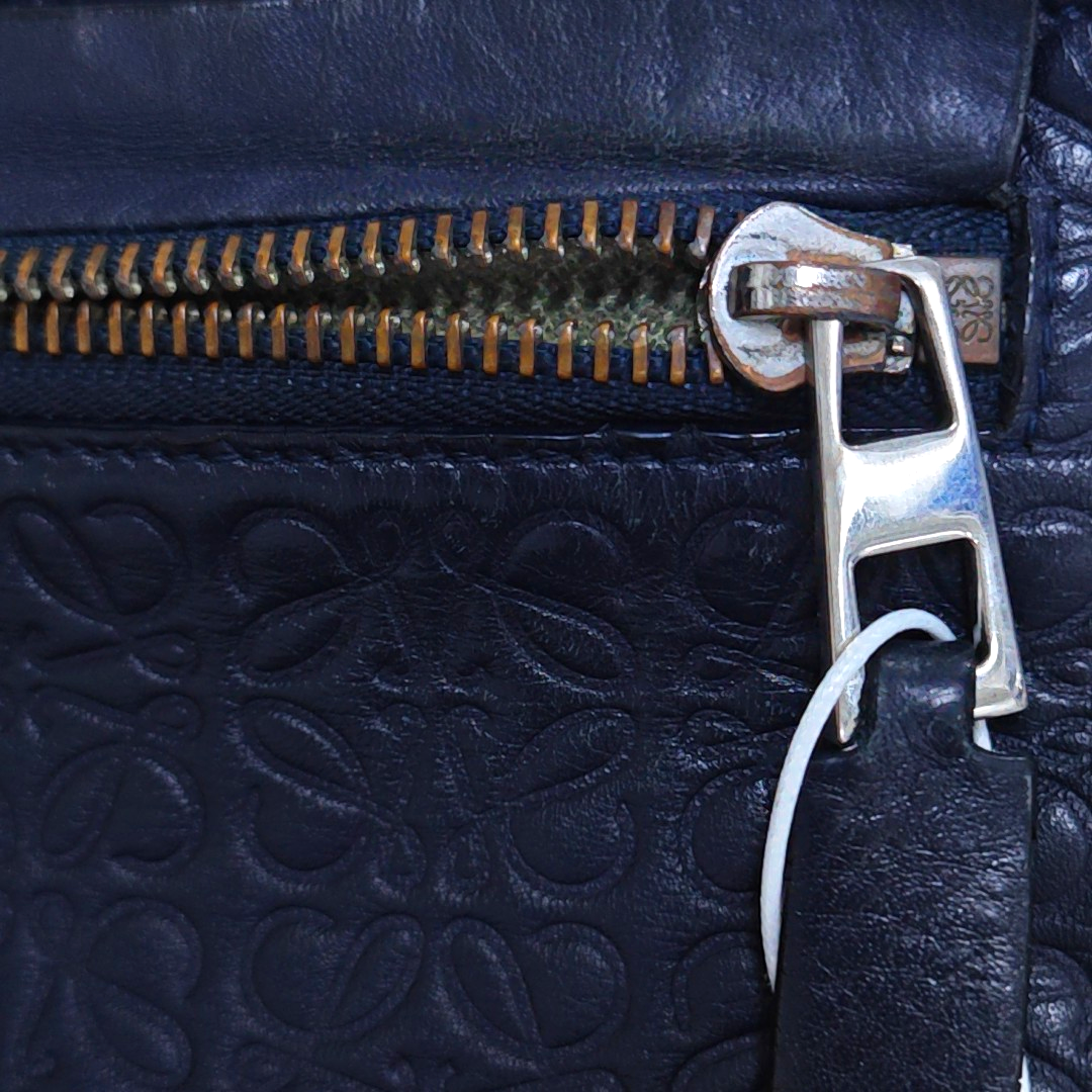LOEWE Blue Leather Handbag Silver Hardware-(SKU)-948070962