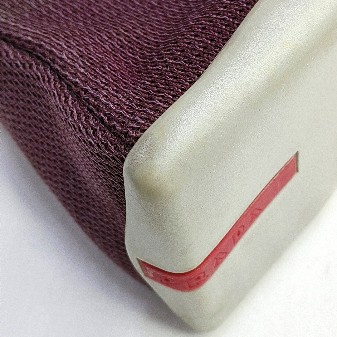 PRADA Purple Fabric Single Shoulder Bag Silver Hardware Removable shoulder strap-(SKU)-950006519