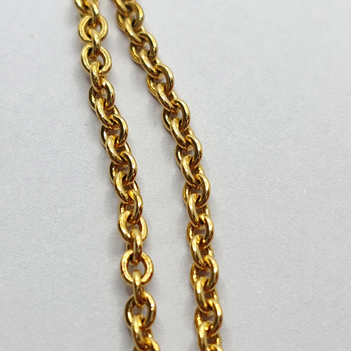 DIOR Lucky Locket Gold Alloy Artificial Crystal Embedded Necklace Length48cm-(SKU)-937302536