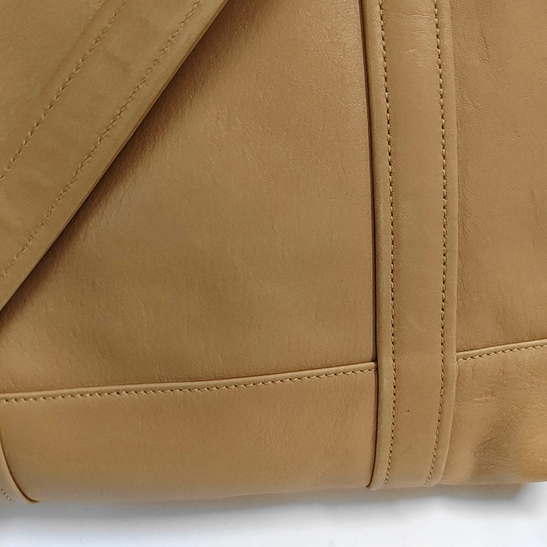 COACH Tote bag Brown Cowhide Single Shoulder Bag Golden hardware-(SKU)-13880712