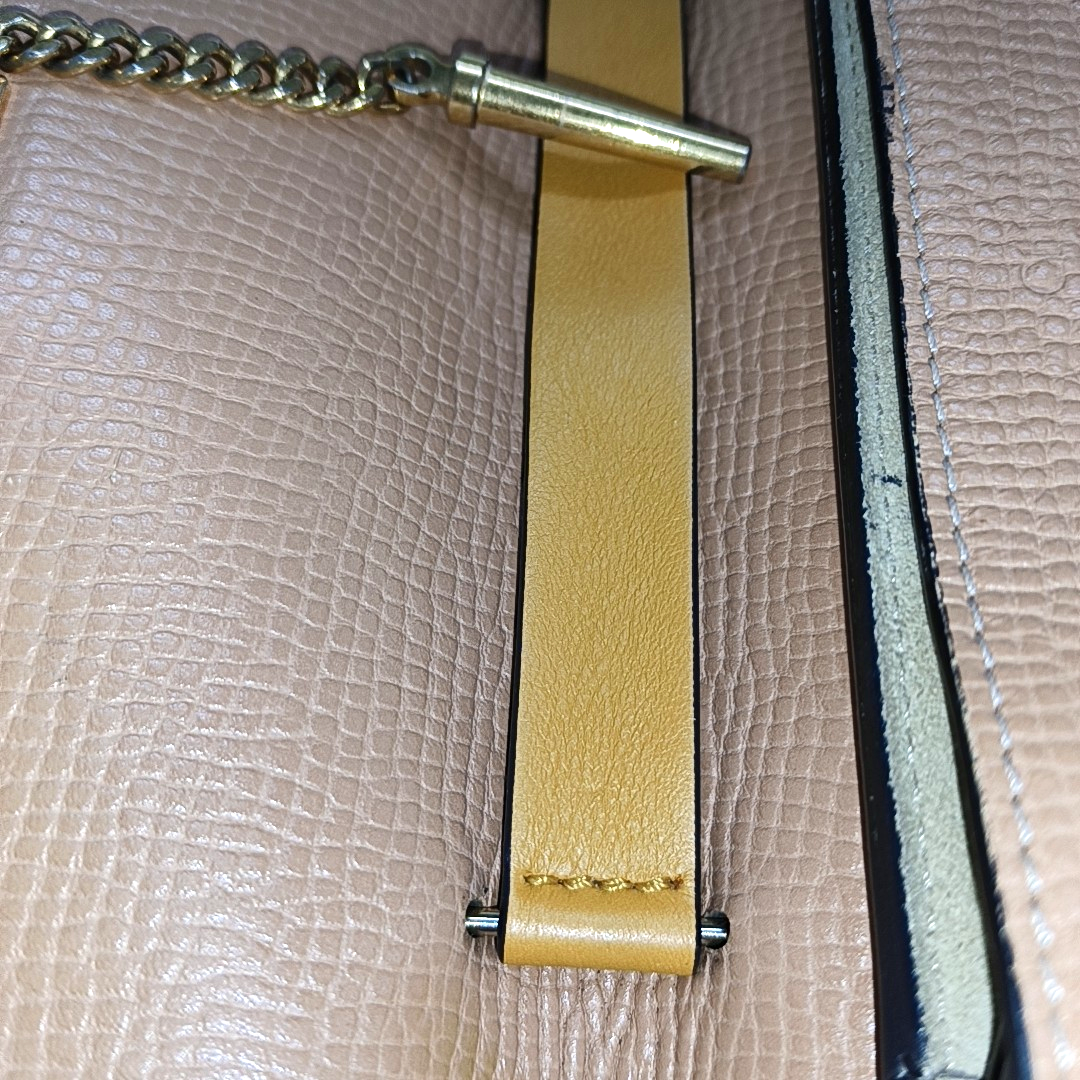 Chloé Drew mini Nude Pink Cowhide Piggy Bag Crossbody Bag Single Shoulder Bag Golden hardware-(SKU)-929848200