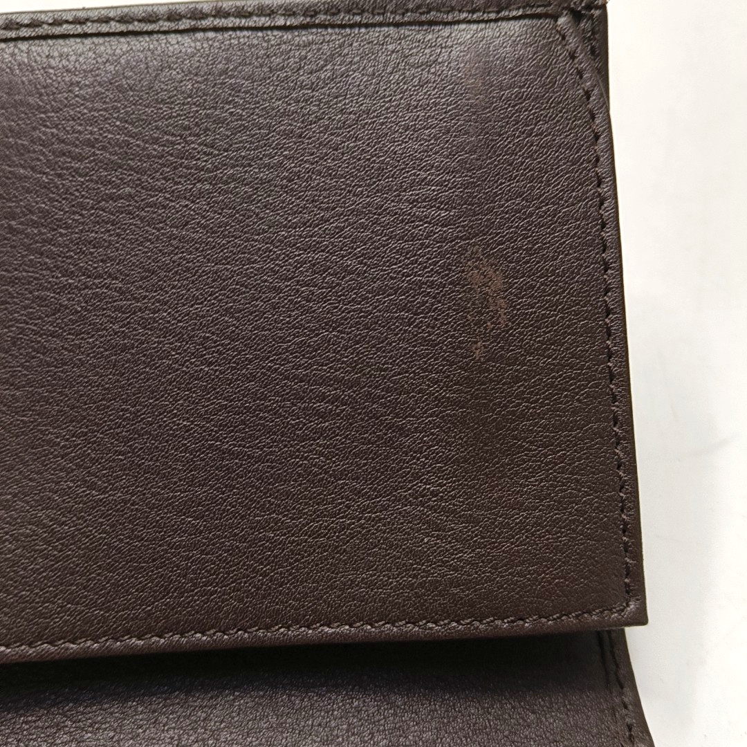 GUCCI Khaki Canvas Monogrammed Wallet Golden hardware-(SKU)-953543640