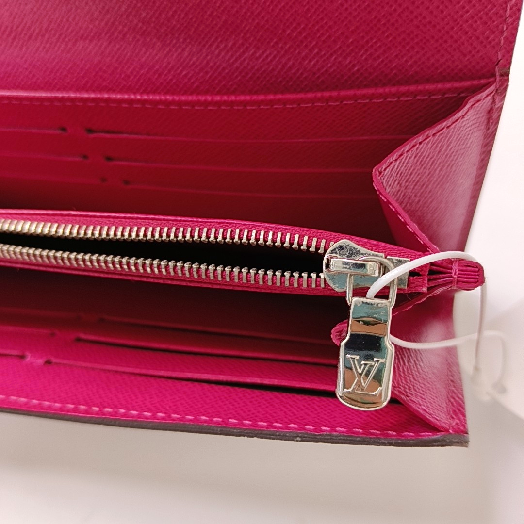 LOUIS VUITTON SARAH 白色EPI牛皮水波纹钱包 Silver Hardware-(SKU)-958343109