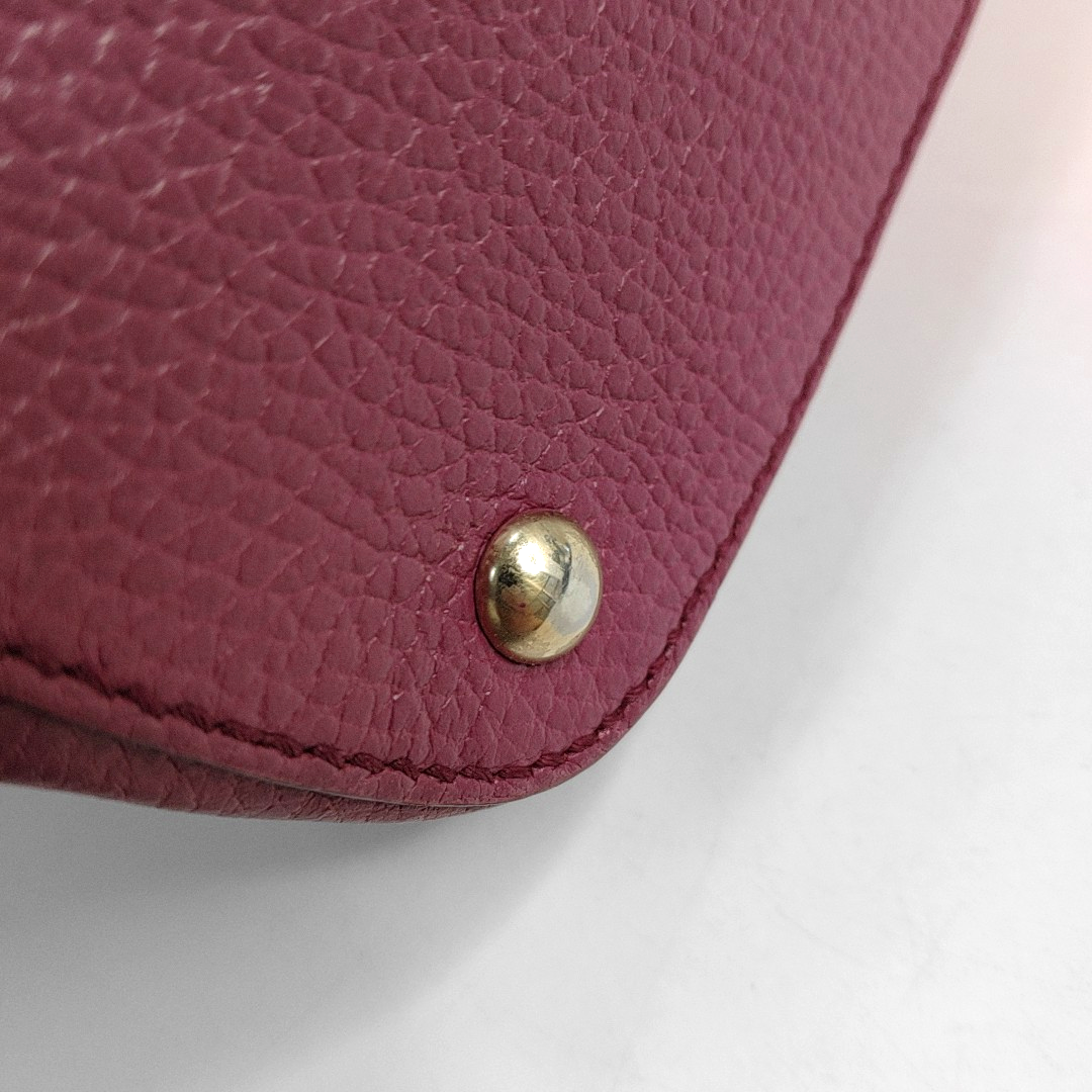 GUCCI Purple leather single shoulder bag crossbody handbag Golden hardware Removable shoulder strap-(SKU)-945084262