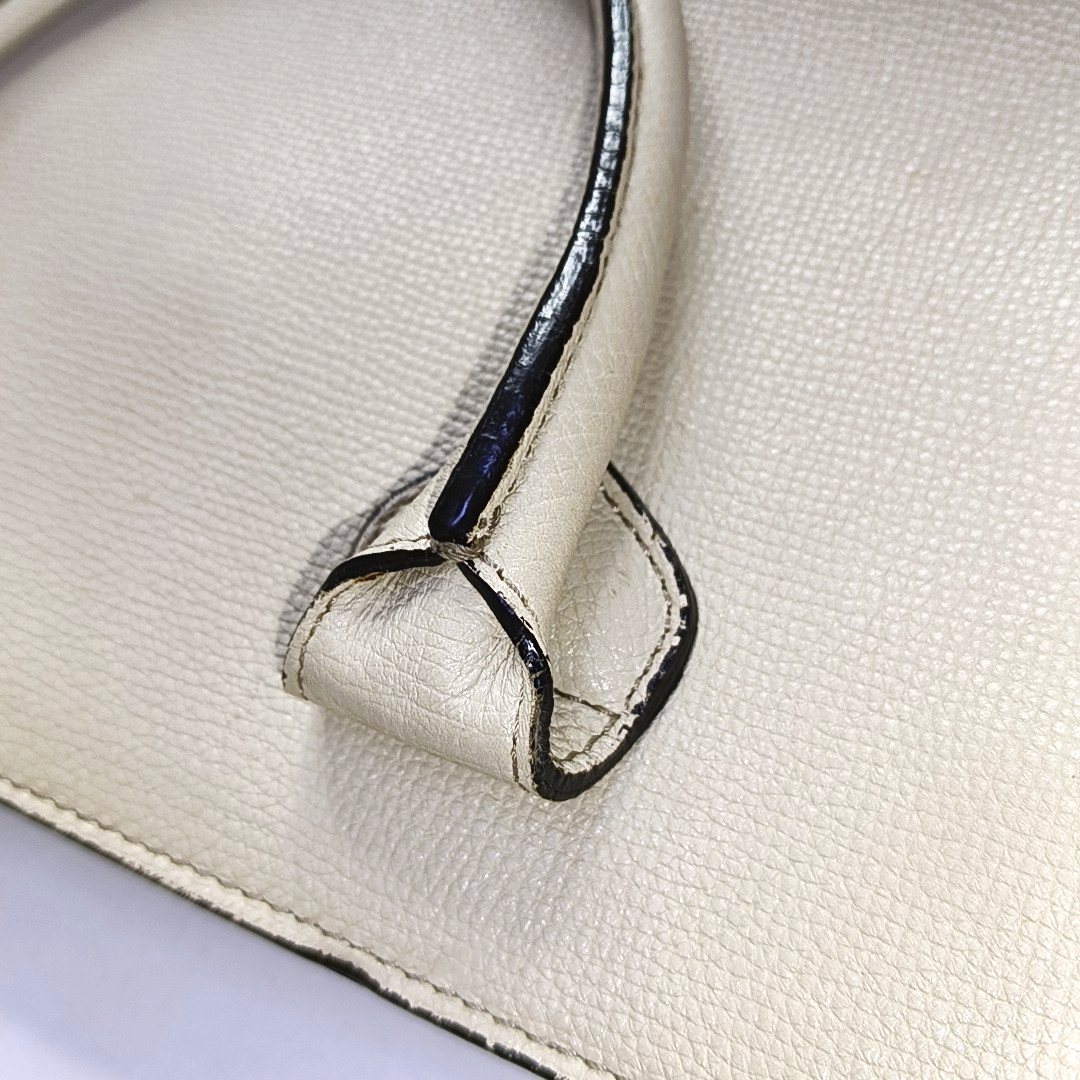 BURBERRY The Banner Large size Beige Cowhide Single Shoulder Bag Crossbody Bag Handbag Golden hardware Removable shoulder strap-(SKU)-951413572