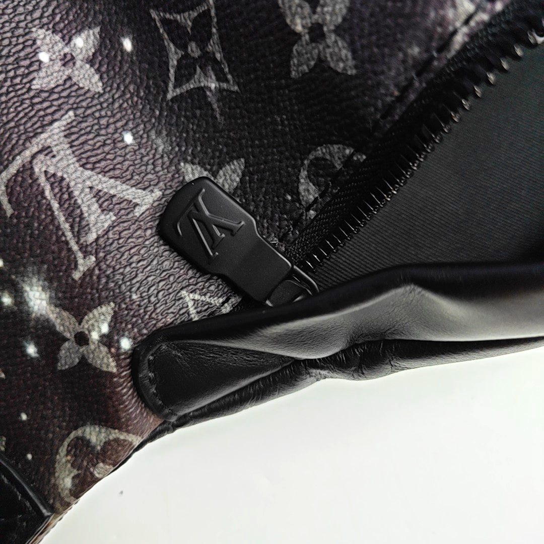 LOUIS VUITTON DISCOVERY Multicolor Coated Canvas Monogram Vernis Fanny Pack, Crossbody, and Chest Bag with Silver Hardware-(SKU)-967065104